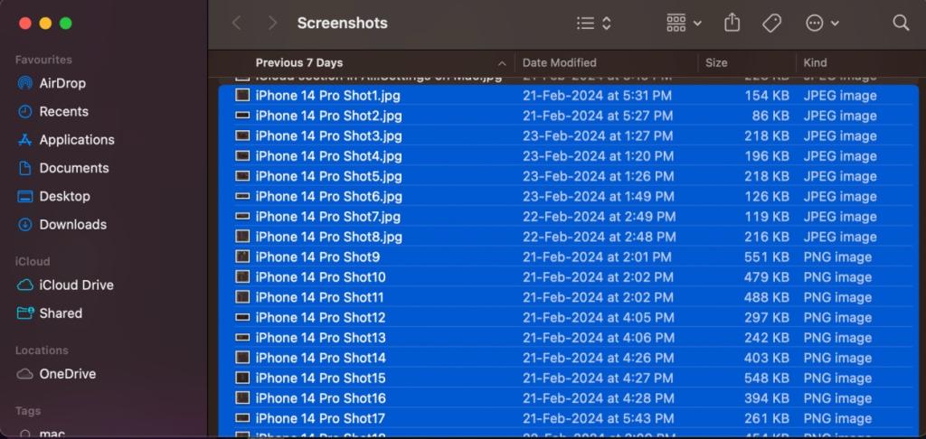 Files Renamed on Mac