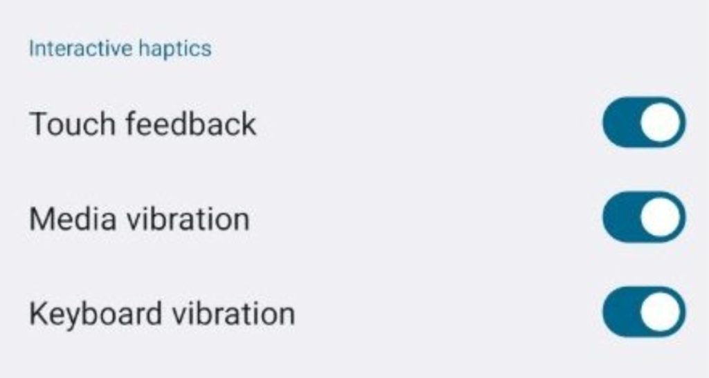 Keyboard Vibration Toggle