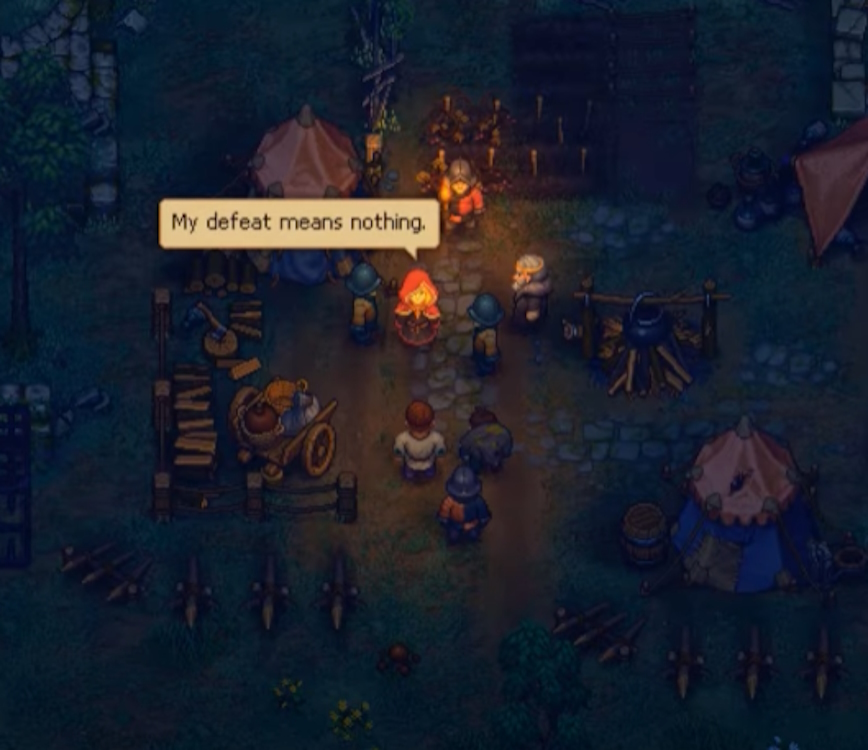 Lady Beatrice is defeated in Graveyard Keeper