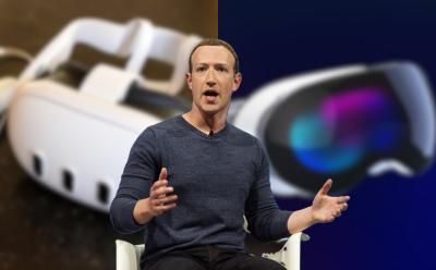 Mark Zuckerberg tries Apple Vision Pro and compares it to Meta Quest 3