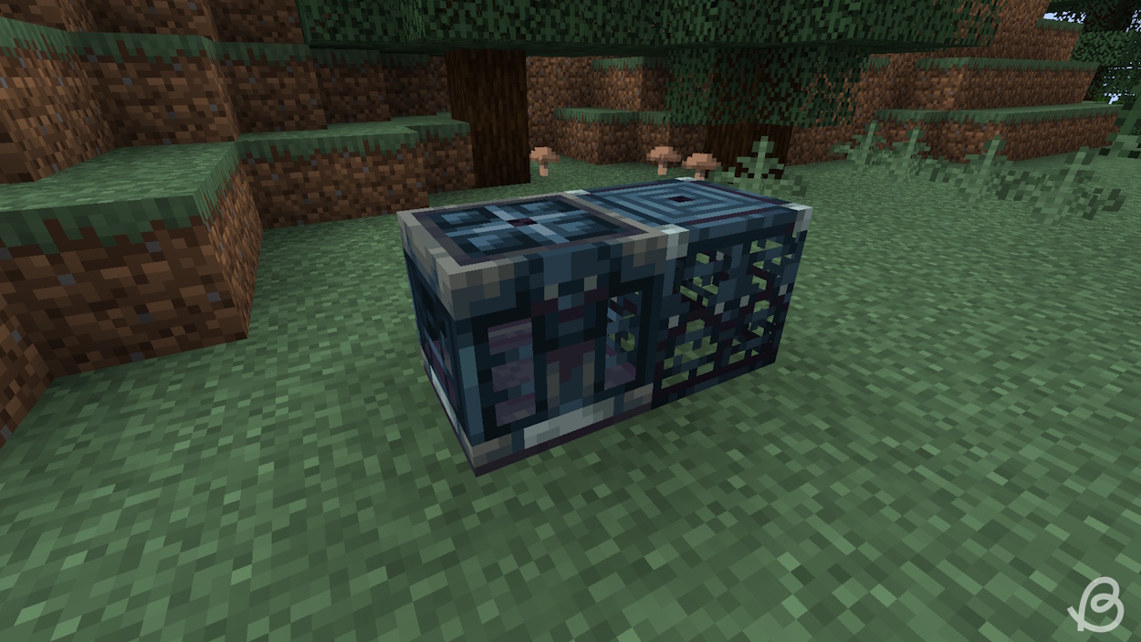 Updated vault texture next to a trial spawner