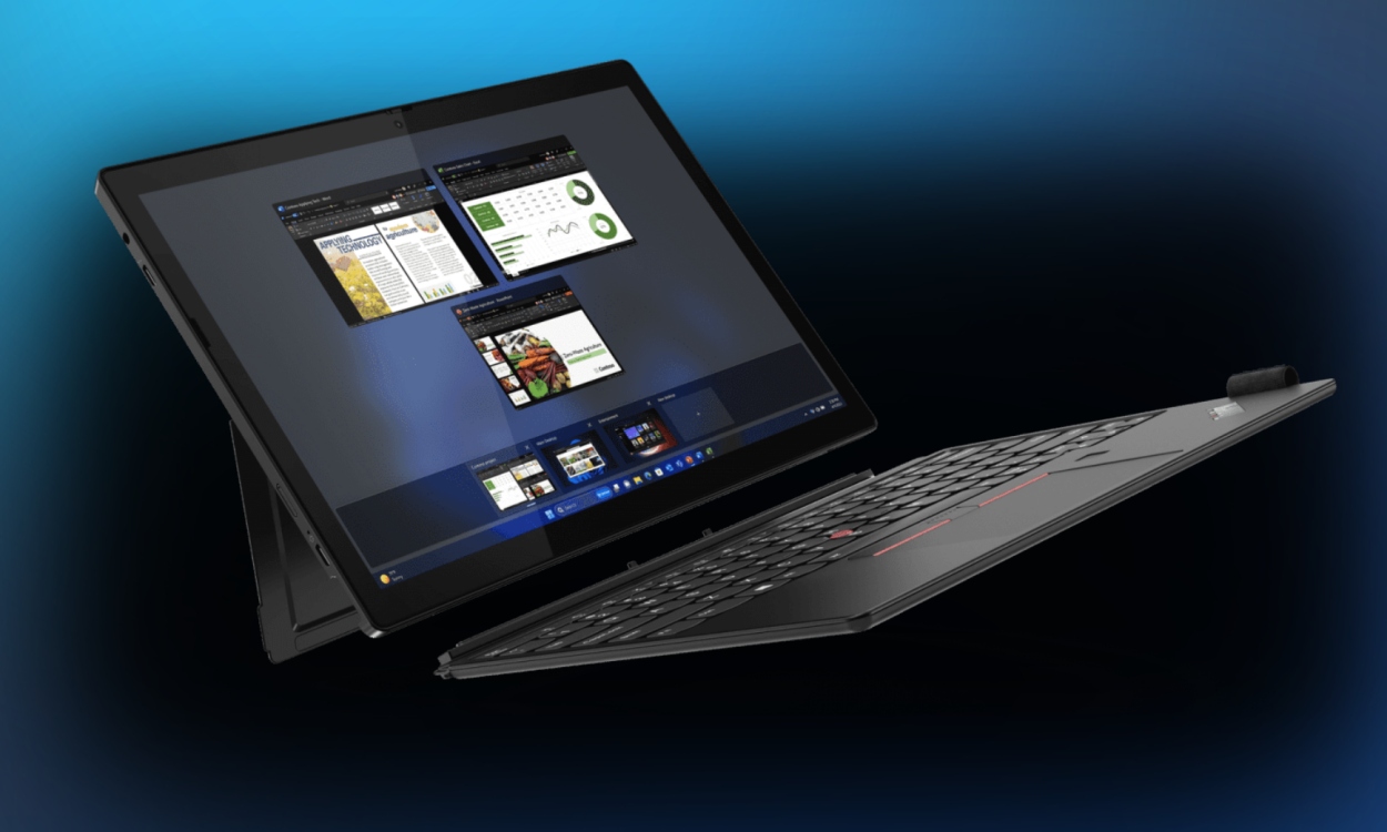 New Lenovo 2024 AI laptop ThinkPad X12 Detachable Gen 2 released at MWC 2024