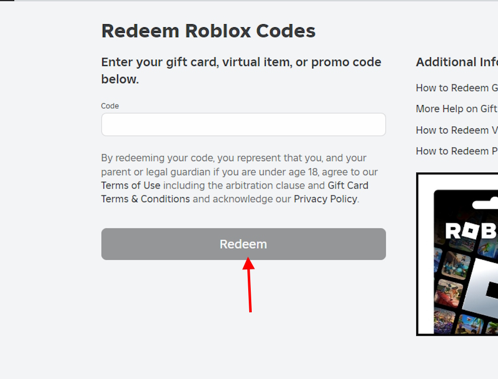 How to Redeem Roblox Gift Card (Easy Guide) | Beebom