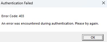 Roblox Error Code 403