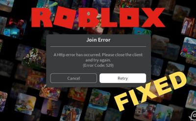 Roblox Error Code 529 Featured