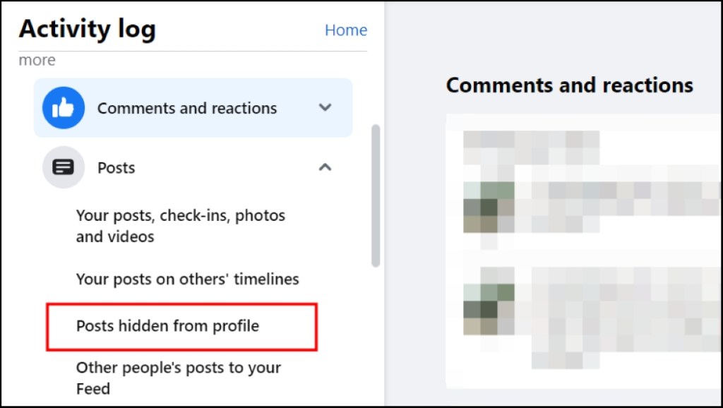 How to Unhide Posts on Facebook