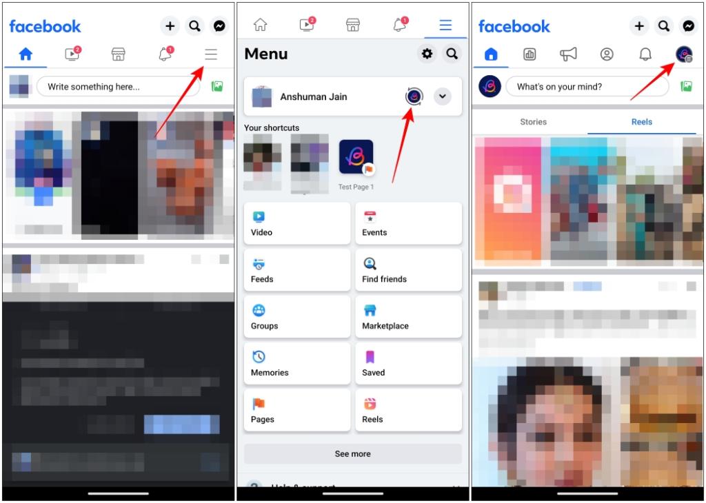 how to make facebook page active again