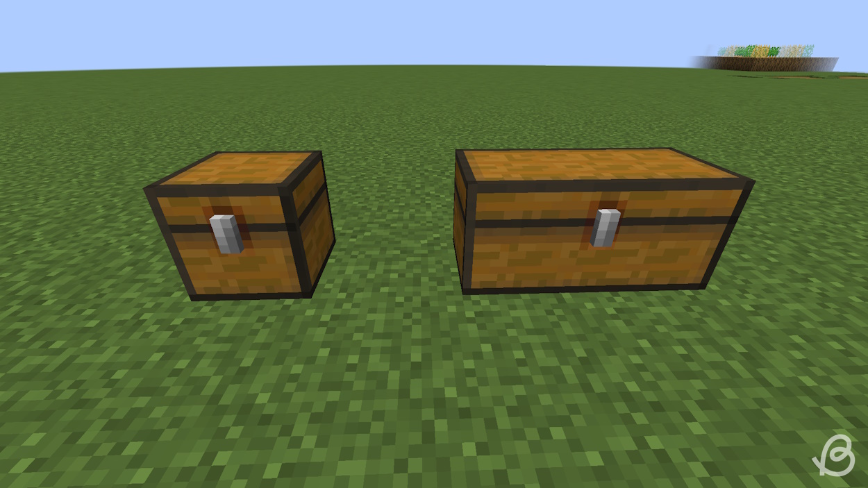Single and large trapped chests