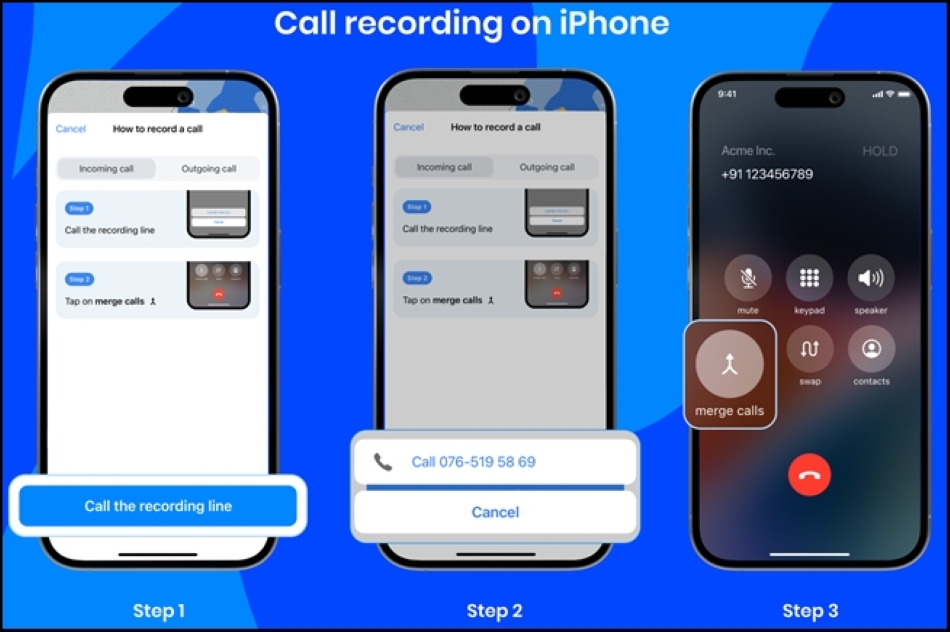 Call recording with Truecaller on iOS