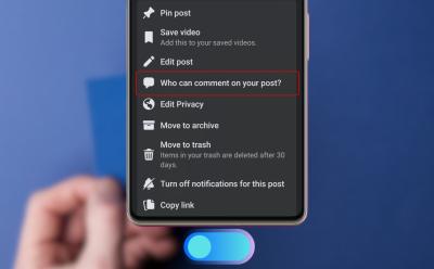 How to Turn Off Comments on Facebook Post