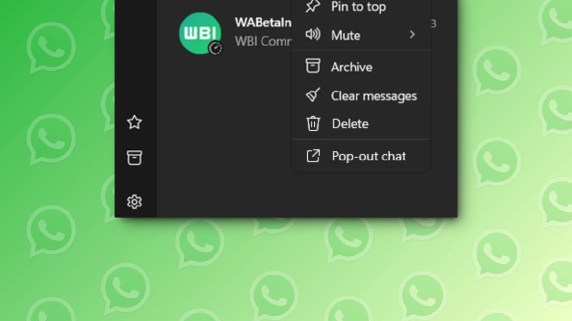 WhatsApp Web pop-out feature preview