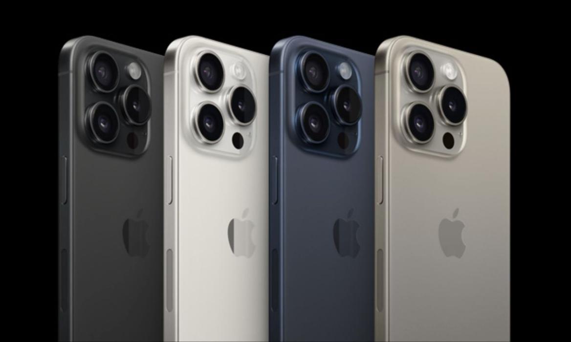 iPhone 15 Pro colors.