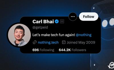 Karl Pei who is CEO of Nothing changed their username to Carl Bhai to promote their latest Nothing Phone 2a