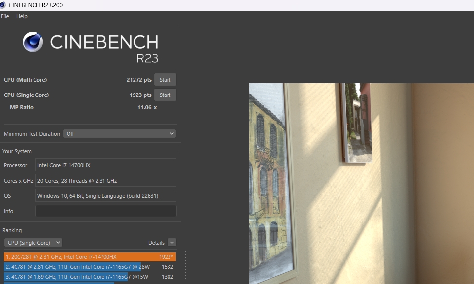 lenovo loq 2024 i7 14700hx cinebench r23