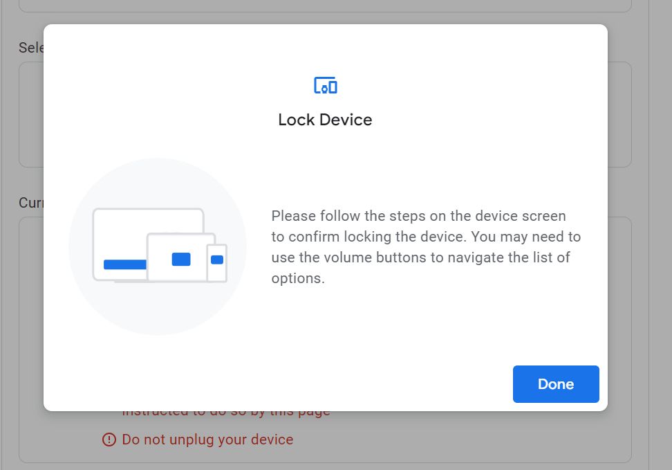 lock the bootloader prompt