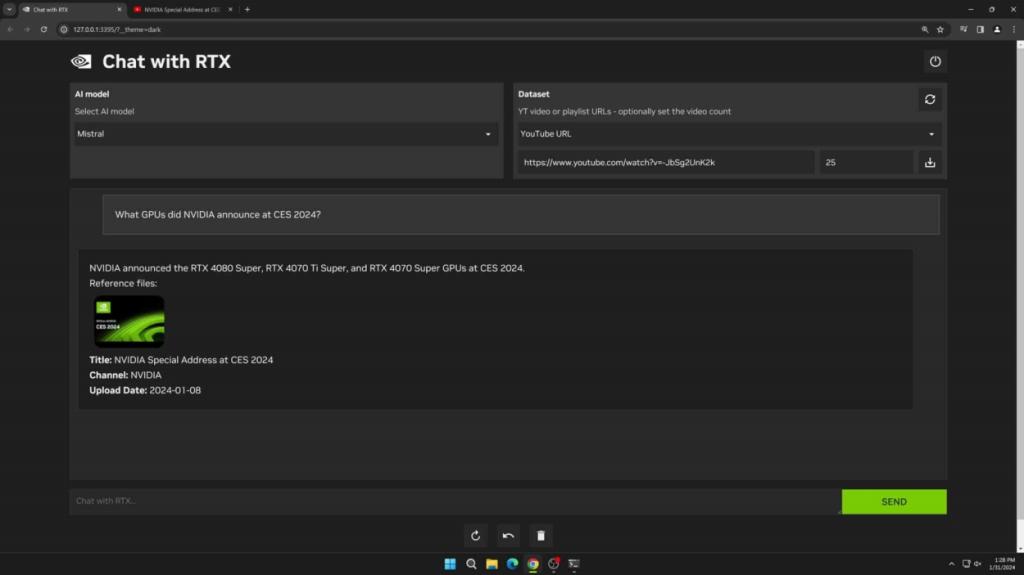 Nvidia Launches Chat with RTX, an AI Chatbot You Can Run Locally on Windows