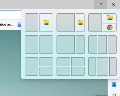 snap layout suggestions in windows 11 24h2