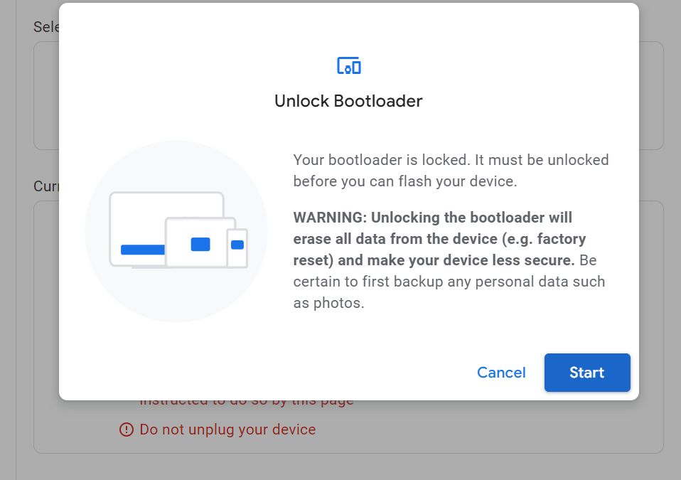 unlock the bootloader