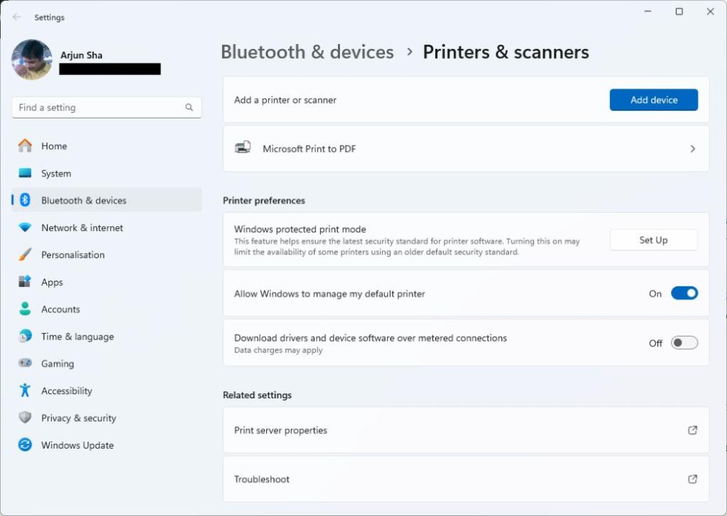 windows protected print mode
