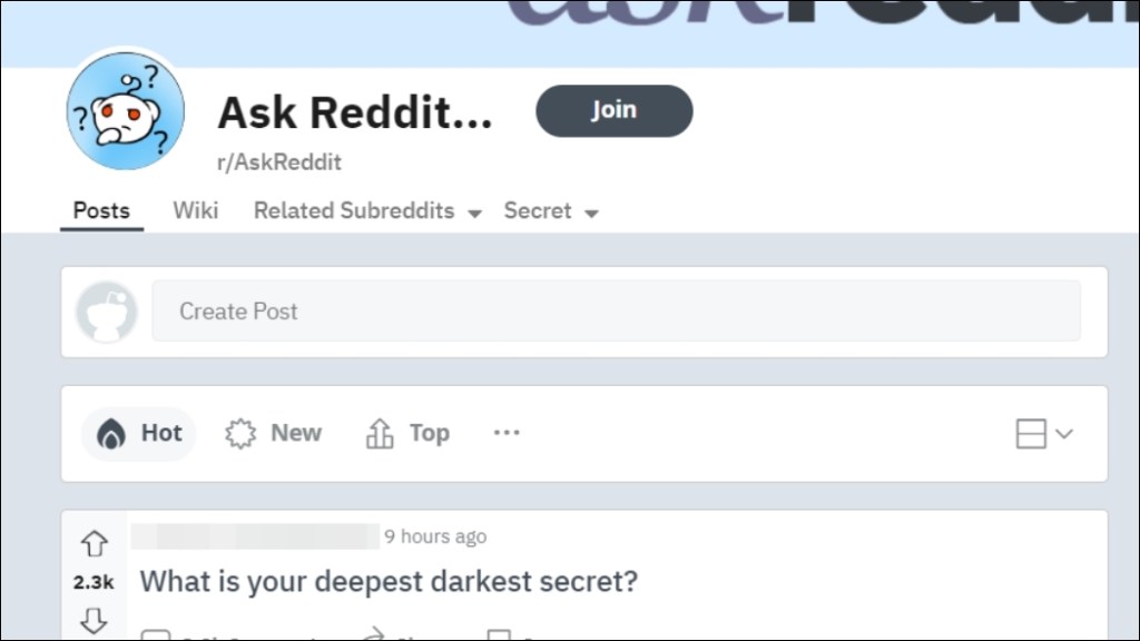Join a popular subreddit like r/AskReddit