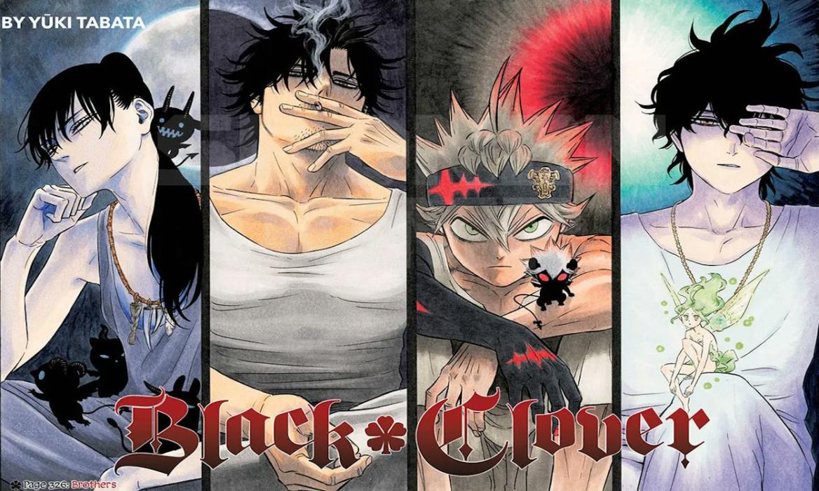 Black Clover manga cover art