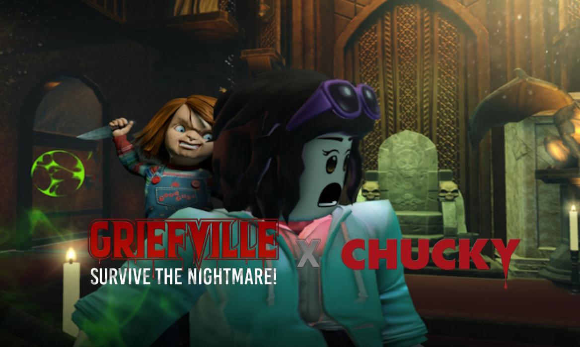 Chucky Joins Griefville Roblox Experience