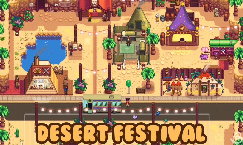 Desert Festival in Stardew Valley 1.6