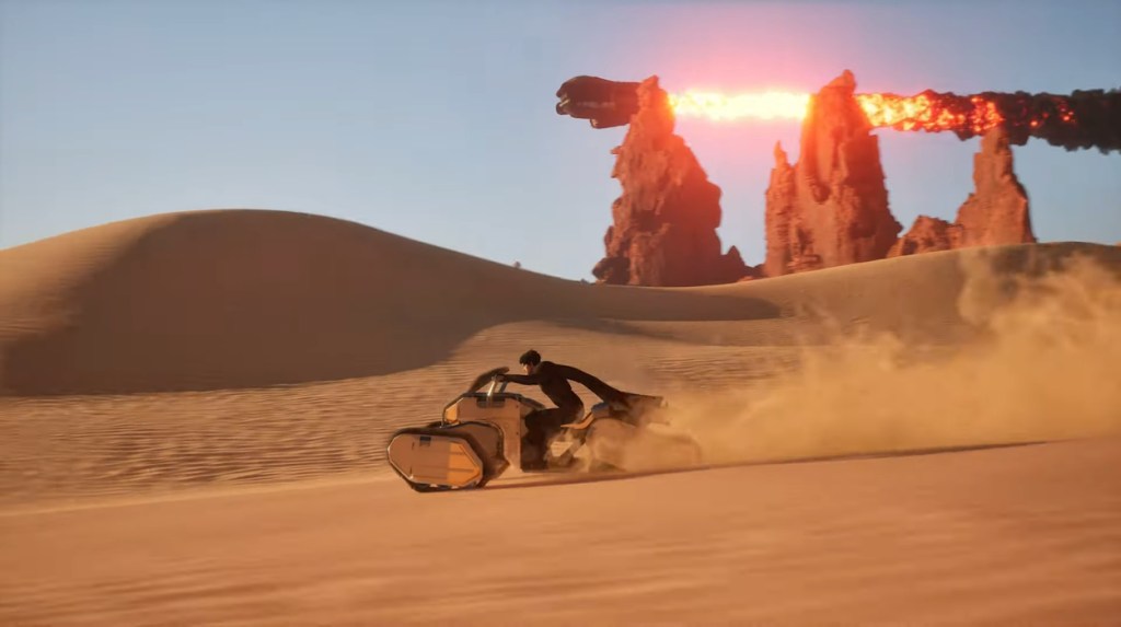 Dune  Awakening vehicle chase