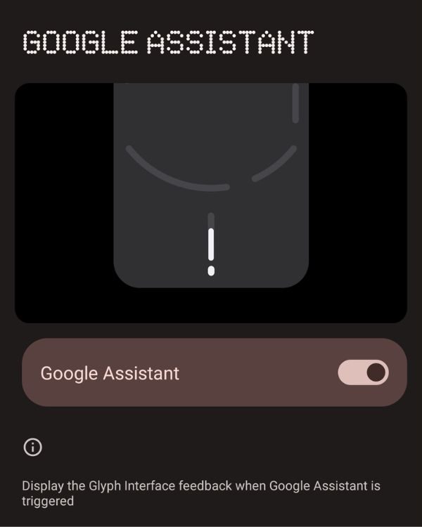 Google Assistant Glyph