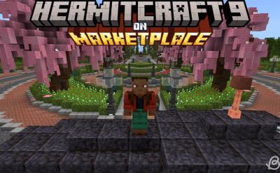 Hermitcraft season 9 world download from Minecraft Marketplace on Bedrock edition