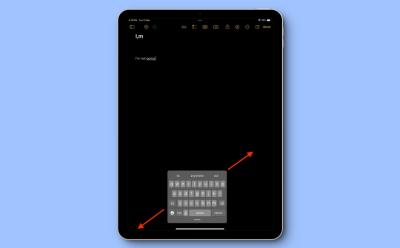 Make ipad keyboard bigger
