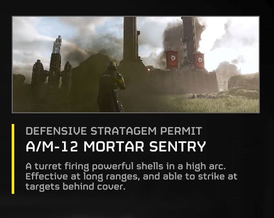 Mortar Sentry Helldivers 2