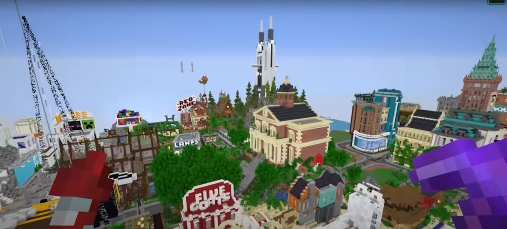 Shopping district on Hermitcraft season 7