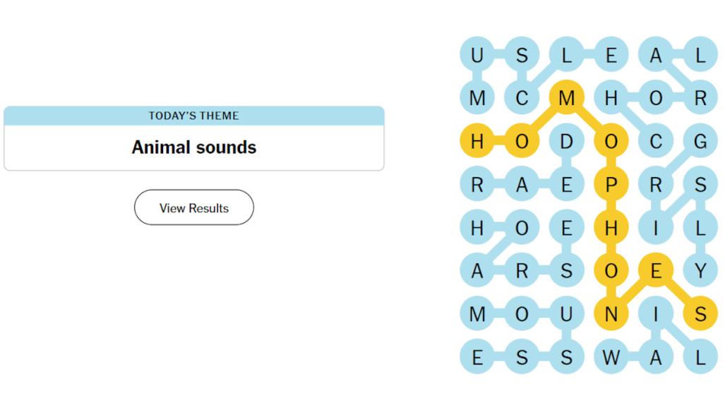 NYT Strands March 22 2024 Solved