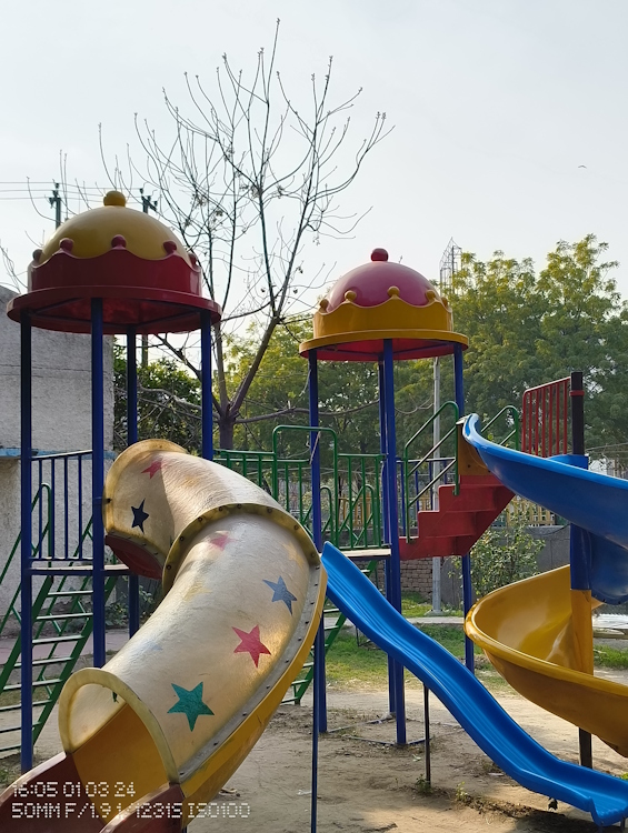 Nothing Phone 2a shot of playground taken through 50mm sensor