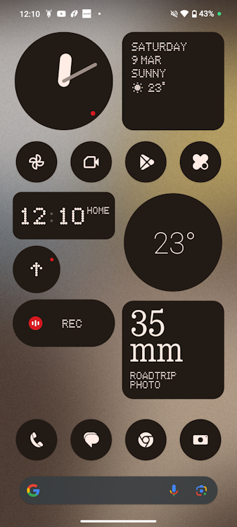 Nothing Phone 2a Widgets