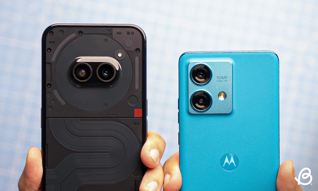 Nothing Phone 2a vs Moto Edge 40 Neo cameras