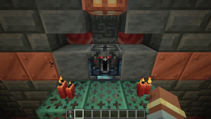 بیرون انداختن اقلام شوم طاق در Minecraft 1.21