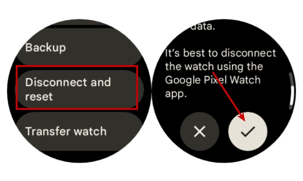 Pixel Watch Disconnect and Reset