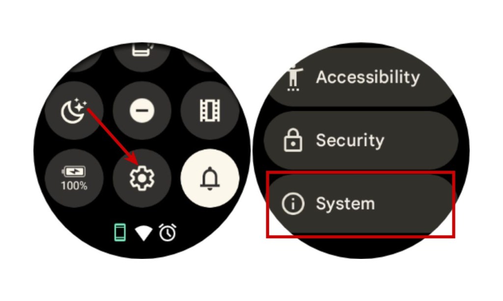 Pixel Watch Settings System