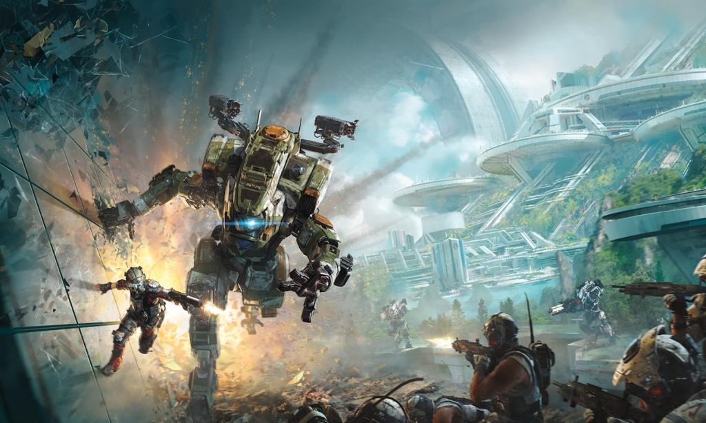 Respawn Titanfall universe game cover