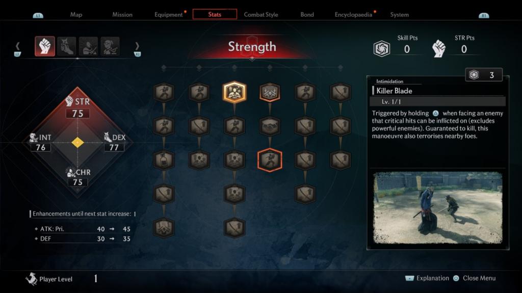 Skill tree ronin
