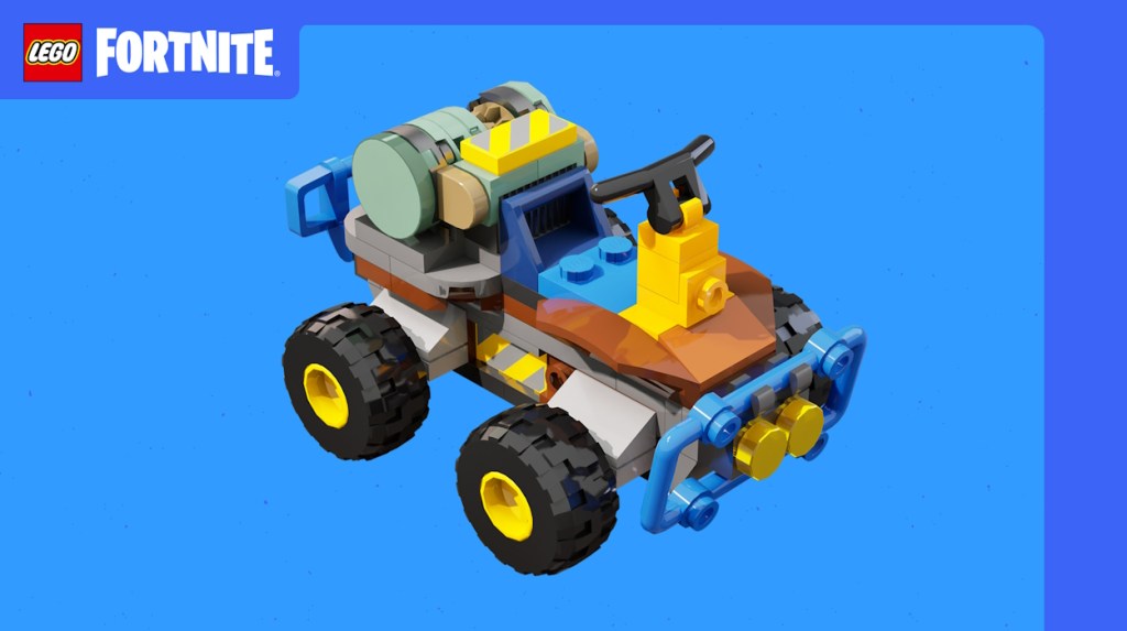 Speeder vehicle in LEGO Fortnite