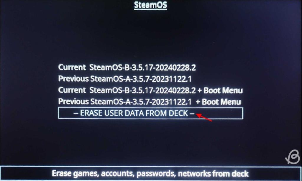 Steam Erase User Data 