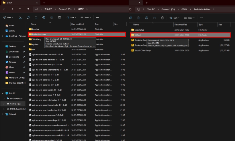 vcredist setup in gta 5 can fix msvcp140.dll missing error