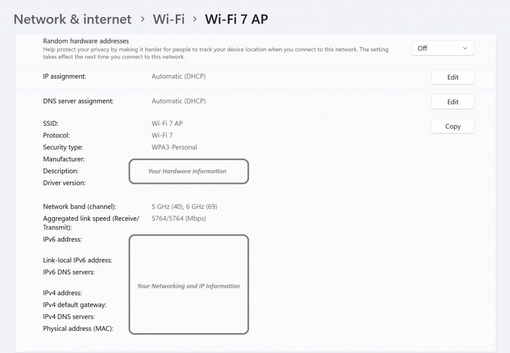 Wifi 7 support in windows 11