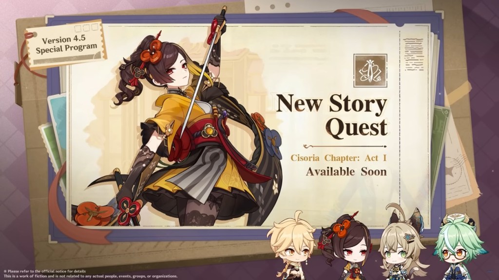 Chiori Story Quest Preview
