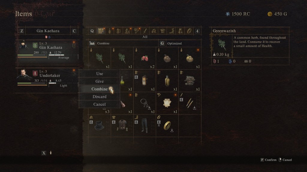 Combine Items in Dragons Dogma 2
