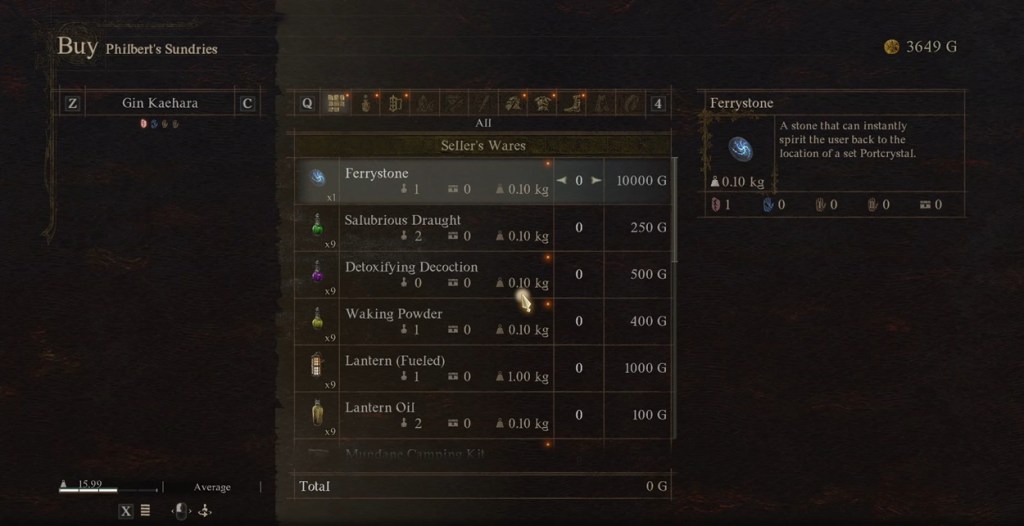 Ferrystones from merchants DD2