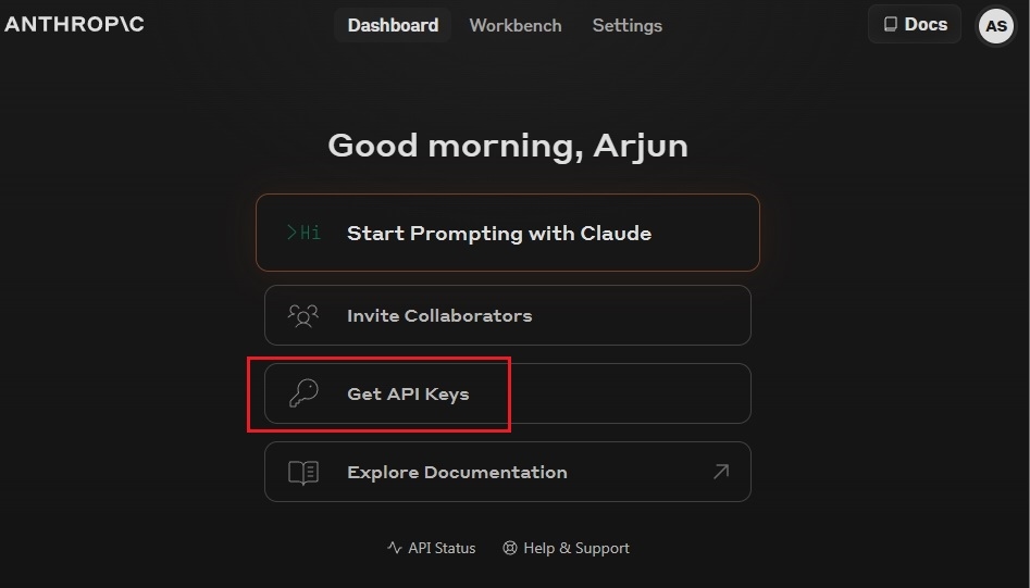 get claude 3 API key